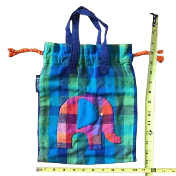 BAREFOOT NATURAL Drawstring Bag Elephant - Picture 3 of 9
